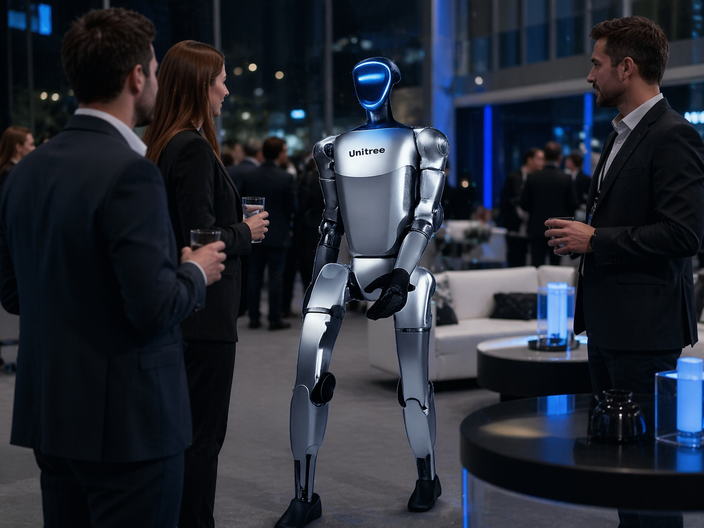 Robot w interakcji z gośćmi