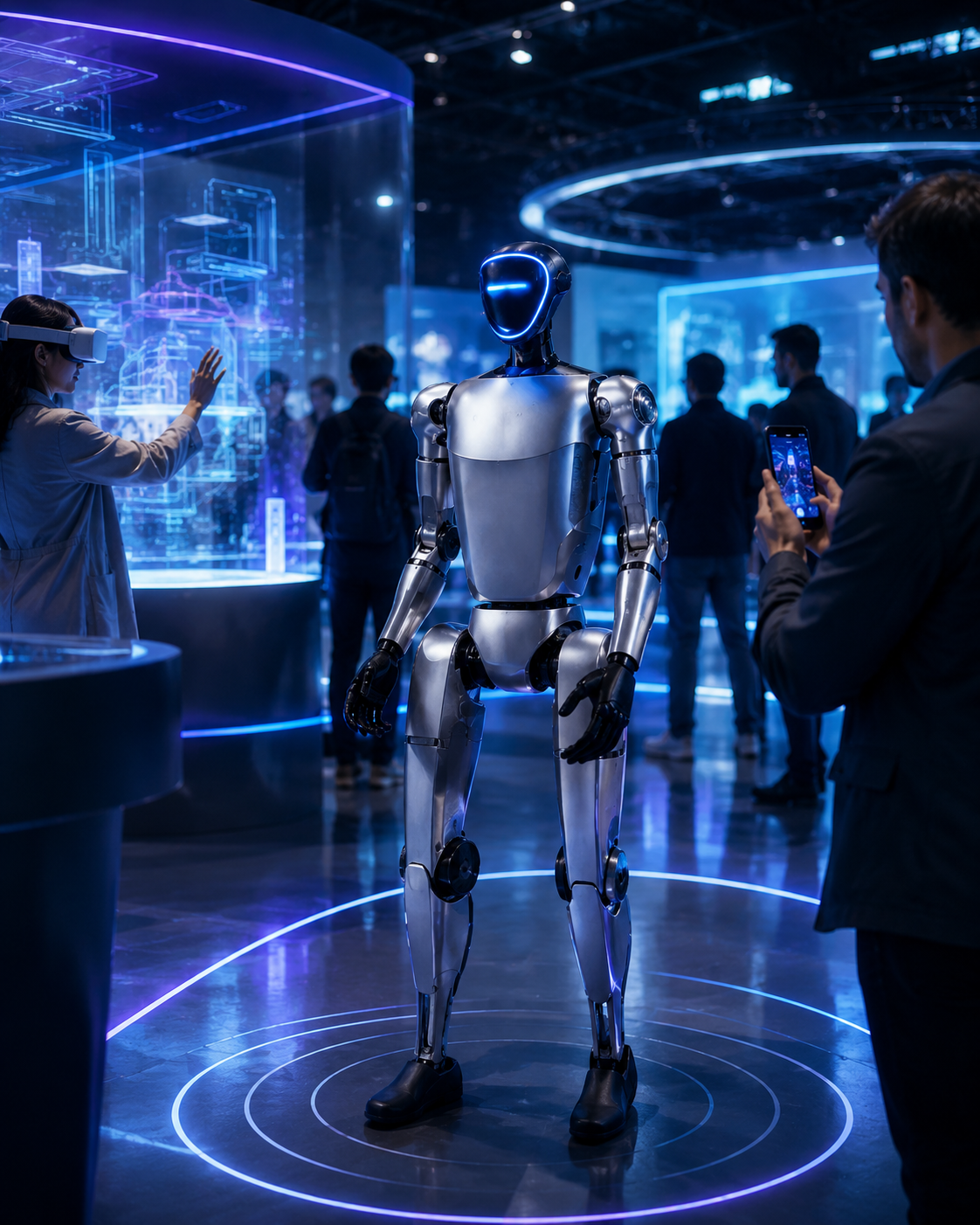 Future Zone Motion Robotics z robotami na evencie technologicznym